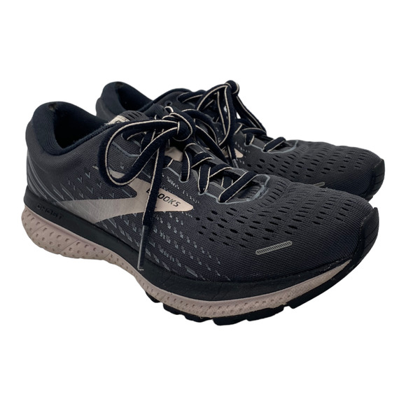 Brooks Shoes - Brooks Ghost 13 Athletic Running Shoes Sneakers Black Size 7 Wide